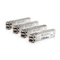 HPE MSA 10Gb Short Range iSCSI SFP+ 4-pack Transceiver, Fibra óptica, 10000 Mbit/s, 850 nm