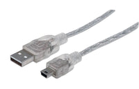 Manhattan Cable para Dispositivos USB Mini-B de Alta Velocidad Cable USB 2.0 USB A Mini-USB B Macho/Macho