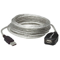 Manhattan Cable Extensión Activa USB de Alta Velocidad 2.0 Cable USB 2.0 USB A USB A Macho/Hembra
