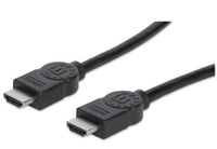 Manhattan Cable HDMI 4K@30 Hz, 5 m, compatible con 1080p y la mayoría de usos 4K (compruebe la espec