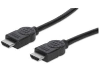Manhattan Cable HDMI 4K@30 Hz, 3 m, compatible con 1080p y la mayoría de usos 4K (compruebe la espec