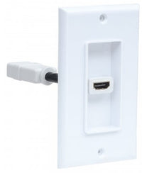 Manhattan Placa de pared HDMI de un puerto tomas de corriente HDMI 1 340 MHz Blanco
