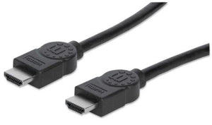 Manhattan Cable HDMI 4K@30 Hz, 15 m, compatible con 1080p y la mayoría de usos 4K (compruebe la espe