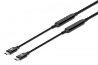 Manhattan Cable USB-C a USB-C activo, 5 m, macho a macho, 10 Gbps (USB 3.2 Gen 2 / USB 3.1), 3 A (ca