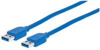 Manhattan 354295 cable USB USB 3.2 Gen 1 (3.1 Gen 1) 1,8 m USB 3.0 Type-A Azul