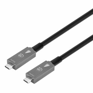 Manhattan 356428 cable USB USB 3.2 Gen 2 (3.1 Gen 2) 10 m USB C 10 Gbit/s 60 W Negro