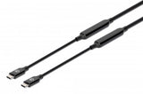 Manhattan Cable USB-C a USB-C activo, 3 m, macho a macho, 10 Gbps (USB 3.2 Gen 2 / USB 3.1), 3 A (ca