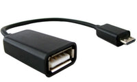 BRobotix 097242 cable USB USB 2.0 0,1 m Micro-USB B USB A Negro