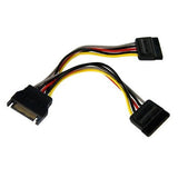 BRobotix 180824 Cables de SATA 0,152 m SATA de 15 pines SATA de 15 pines