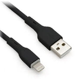 Cable Lightning BROBOTIX 963158, USB V2.0 a Lightning, 1m, Negro