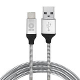 BRobotix 180501 cable USB USB 2.0 1 m USB C USB A 0,48 Gbit/s Acero inoxidable