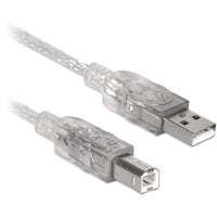 BRobotix 102366 cable USB USB 1.1 4,5 m USB A USB B Translúcido