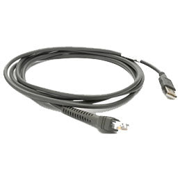 Zebra Motorola CBA-U01-S07ZAR accesorios para lector de código de barras Gris USB A Derecho Derecho