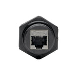 Tripp Lite N206-BC01-IND Acoplador de Mampara RJ45 para Cat5 / Cat6, Hembra a Hembra, Blindado, Indu