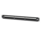 Tripp Lite N252-P24 Panel de Conexiones Cat6 de 24 Puertos – Cumple con PoE+, 110 / Krone, 568A/B, RJ45 Ethernet, Instalación en 1U de Rack, TAA