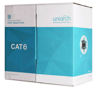 Uniarch CAB-6-CCA cable de red Gris 100 m Cat6 U/UTP (UTP)