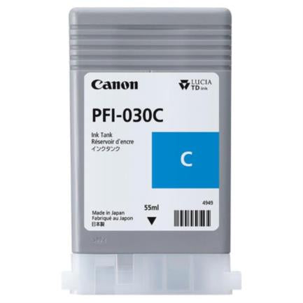 CARTUCHO CANON PFI-030 AZUL 55ML PARA TA-20 TA-30 3490C001AA