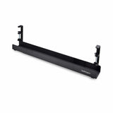 CALB-DESK-CABLE-TRAY - StarTech.com Bandeja Gestionador de Cables Negro - Soporte de Regleta - para Debajo del Escritorio - Ajustable en Longit