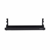 CALB-DESK-CABLE-TRAY - StarTech.com Bandeja Gestionador de Cables Negro - Soporte de Regleta - para Debajo del Escritorio - Ajustable en Longit