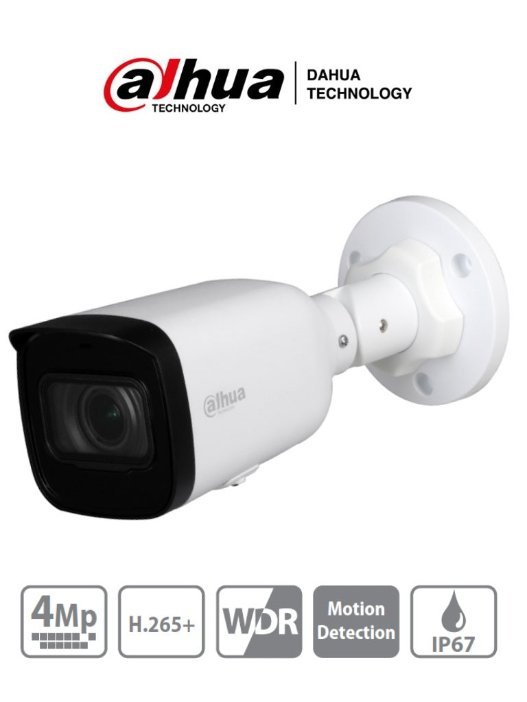 Camara IP Bullet Dahua Technology DH-IPC-HFW1431T1N-ZS-2812-S4, 4MP, Zoom Motorizado 2.8-12mm, IR 30m