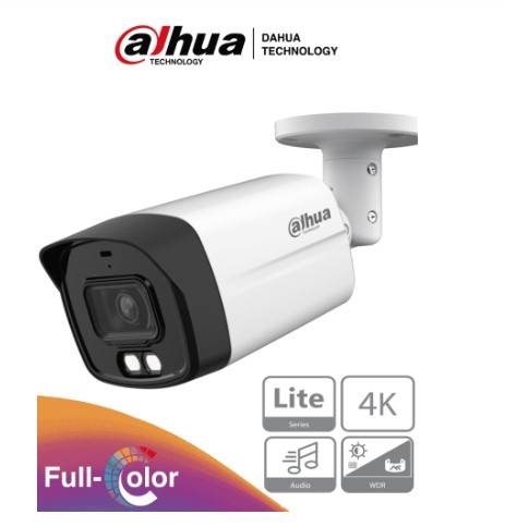 Cámara Bala Dahua Technology DH-HAC-HFW1809TLMN-A-LED, 8MP, 80m IR, 2.8mm, IP67