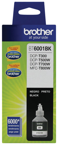 Brother BT6001BK Cartucho de Tinta Tinta a base de pigmentos Impresión por inyección de tinta 1 pieza(s) 6000 páginas