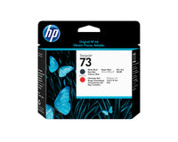 CD949A - HP Tinta Cabezal de impresión DesignJet 73 negro mate/rojo cromático