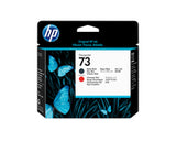 CD949A - HP Tinta Cabezal de impresión DesignJet 73 negro mate/rojo cromático