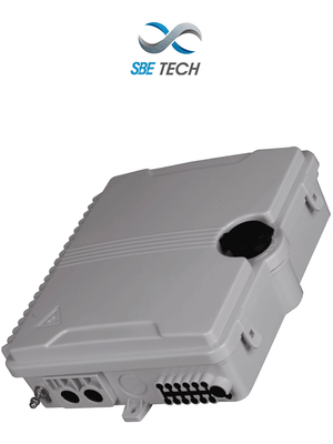 Caja de distribución para FTTX exterior 2x12 IP65, resistente al agua y polvo