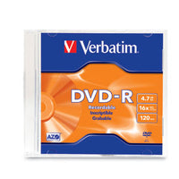 Verbatim 95093 dvds en blanco 4,7 GB DVD-R 120 min 16 x