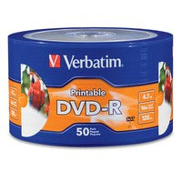 Verbatim DVD-R 4.7GB 16x dvds en blanco 4,7 GB DVD-R 50 pieza(s) Si
