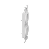 CF1062WHY - Panduit Marco de Módulo Dúplex / 2 Espacios Mini-Com / NEMA 106 CF1062WHY
