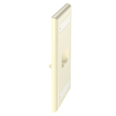 CFPL2EIY - Panduit Placa de Pared Vertical / 2 Puertos Mini-Com / Diseño Plano CFPL2EIY