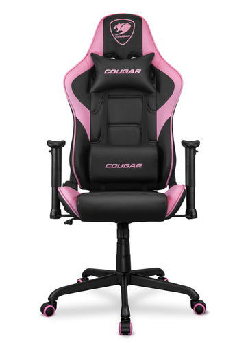 CGR-ELI-PNB - COUGAR ARMOR Elite Eva Silla Ergonómica Silla para videojuegos de PC 120 kg Negro / Rojo Acero