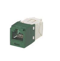 Panduit Conector Jack RJ45 Estilo TG, Modelo CJ688TGGR, Categoría 6, 8 Posiciones, Color Verde