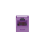 CJ6X88TGVL - Jack RJ45 / Cat 6A / UTP / Sin herramienta de impacto / 22-26 AWG / Violeta