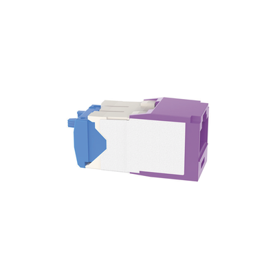 CJ6X88TGVL - Jack RJ45 / Cat 6A / UTP / Sin herramienta de impacto / 22-26 AWG / Violeta