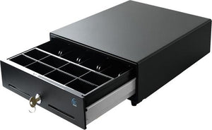 Cajón de Dinero EC Line EC-5100II-BLACK con Llave, 5kg, Negro