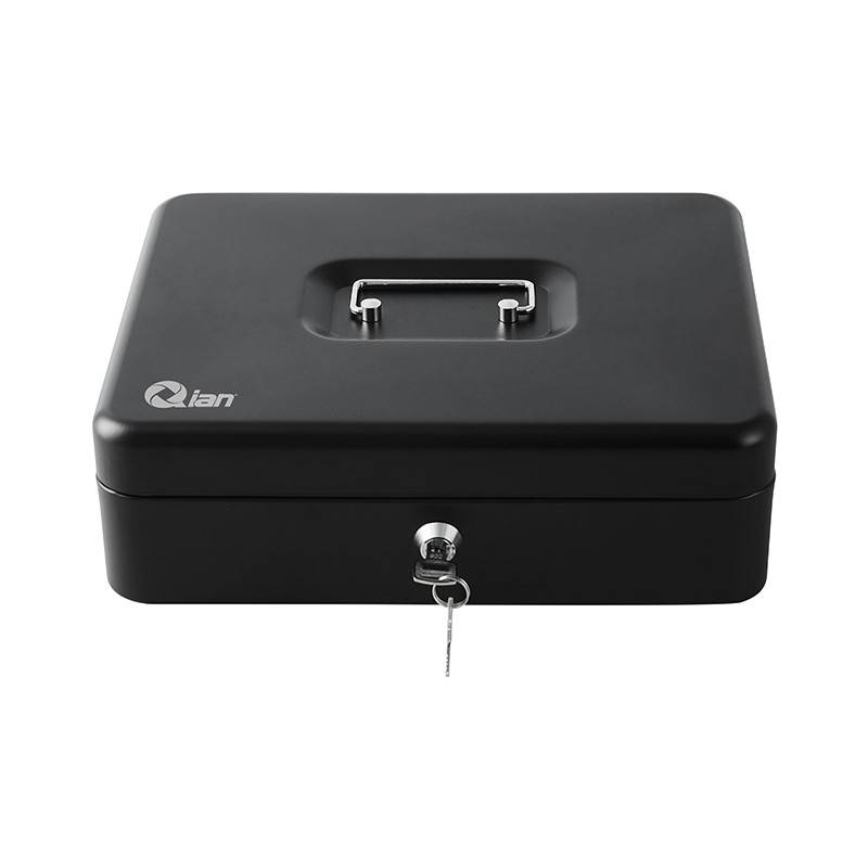 QIAN Cajón De Dinero QOC-143LK, Bandeja Removible, 2 Niveles, Ideal Para Negocios