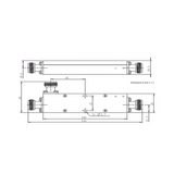 CK-52N - Microlab Acoplador direccional / 7dB / 694-2700 MHz CK-52N