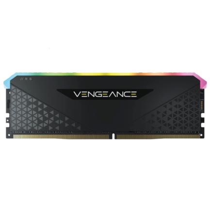 Memoria RAM Corsair Vengeance 16GB DDR4 3200MHz RGB XMP CL16, DIMM Negro