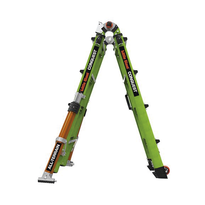 CONQUEST2.0 - Little Giant Ladder Systems Escalera Multi-Posiciones / 6.7 m (22') / Suelos Inclinados