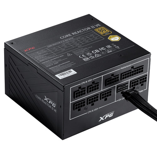 COREREACTORIIVE650G-BKCUS - XPG COREREACTORIIVE650G-BKCUS unidades de fuentes de alimentación 650 W 100 - 240 V 47 - 63 Hz 10 A