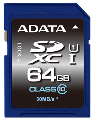 Memoria Sd Adata Asdx64Guicl10 64Gb Uhs-I Class10-Retail  100/25 Mbps Solo Sd FullOffice.com