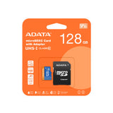 Memoria Flash Adata AUSDX128GUICL10A1-RA1, 128GB MicroSDXC UHS-I Clase 10, con Adaptador
