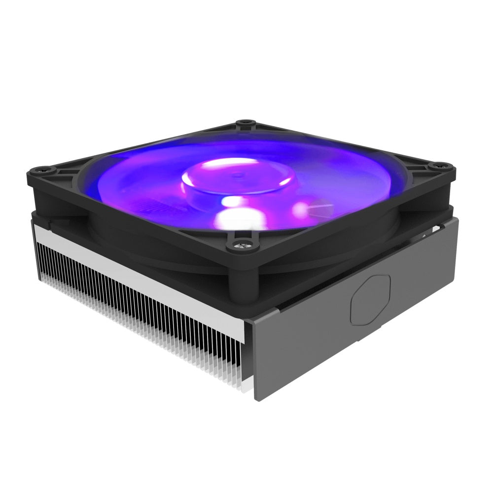 Ventilador Para Procesador Cooler Master Masterair G200P Rgb Low Profile Para Sff 92Mm 800Rpm-2600Rpm Negro Plata Map-G2Pn-126Pc-R1