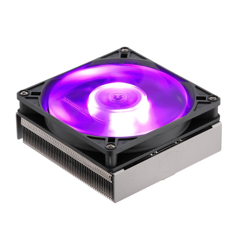 Ventilador Para Procesador Cooler Master Masterair G200P Rgb Low Profile Para Sff 92Mm 800Rpm-2600Rpm Negro Plata Map-G2Pn-126Pc-R1