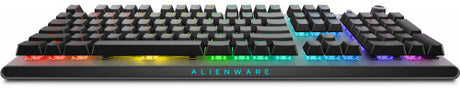Dell Teclado Alámbrico Alienware Tri-Mode Gaming AW92K, 520-BBCG, RGB, USB, 1000 Hz