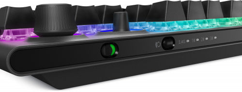 Dell Teclado Alámbrico Alienware Tri-Mode Gaming AW92K, 520-BBCG, RGB, USB, 1000 Hz