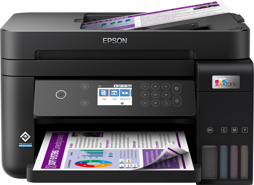 Multifuncional Epson EcoTank L6270, Color, Inyección, Tanque de Tinta, Inalámbrico, Print/Scan/Copy/Fax - C11CJ61301